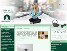 Tablet Screenshot of kundaliniyoga.cz