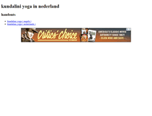 Tablet Screenshot of kundaliniyoga.nl