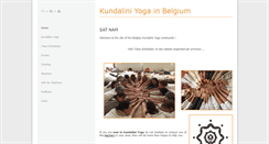 Desktop Screenshot of kundaliniyoga.be