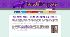 Desktop Screenshot of kundaliniyoga.org