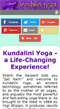 Mobile Screenshot of kundaliniyoga.org