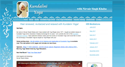 Desktop Screenshot of kundaliniyoga.net