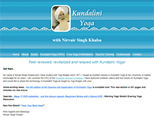 Tablet Screenshot of kundaliniyoga.net